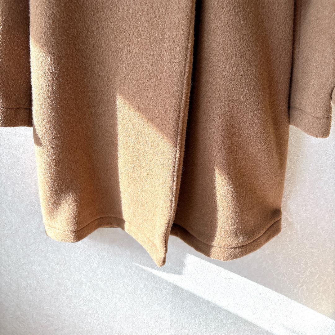 超美品⭐️ミズイロインド Aライン ダッフルコート キャメル Fサイズ ウール