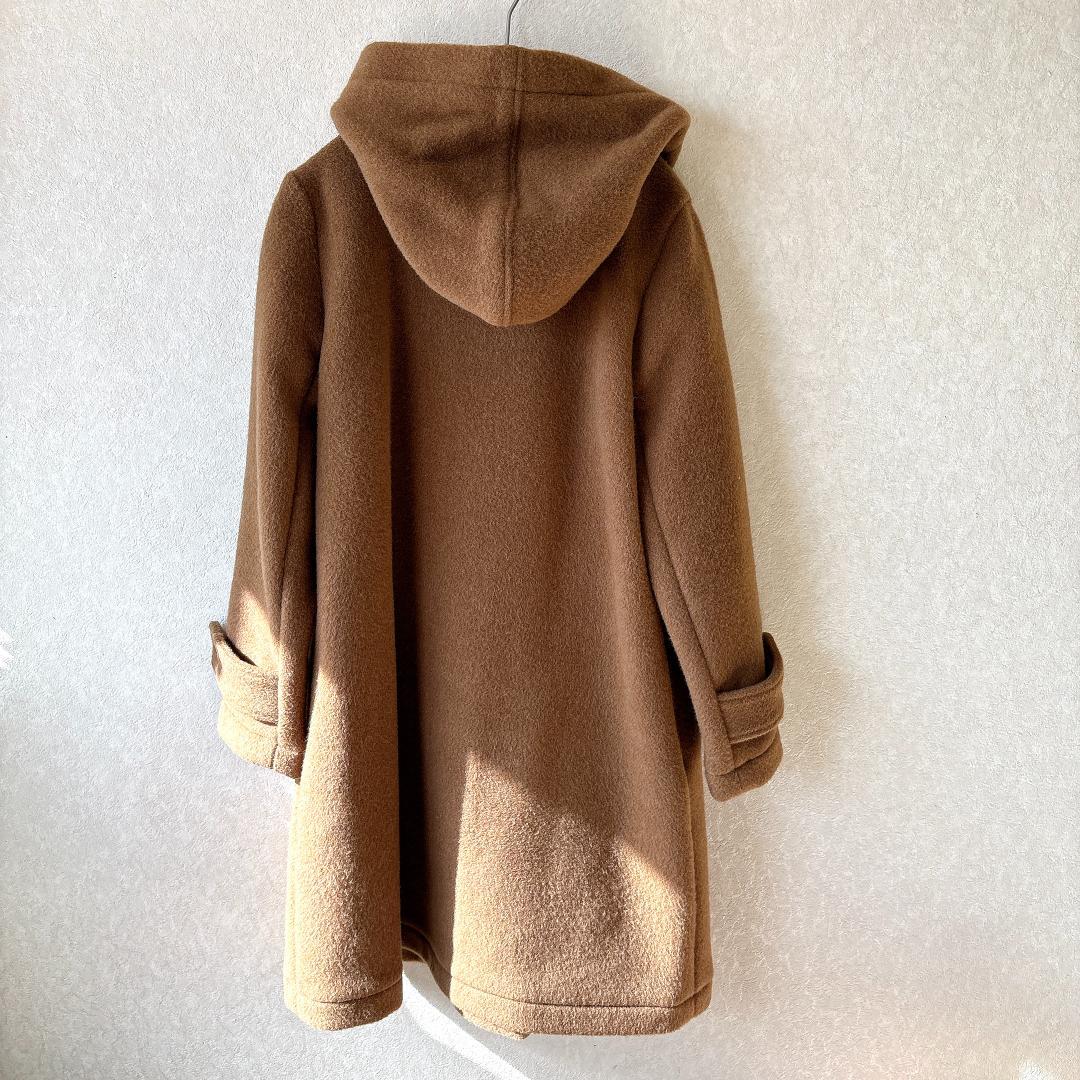 超美品⭐️ミズイロインド Aライン ダッフルコート キャメル Fサイズ ウール
