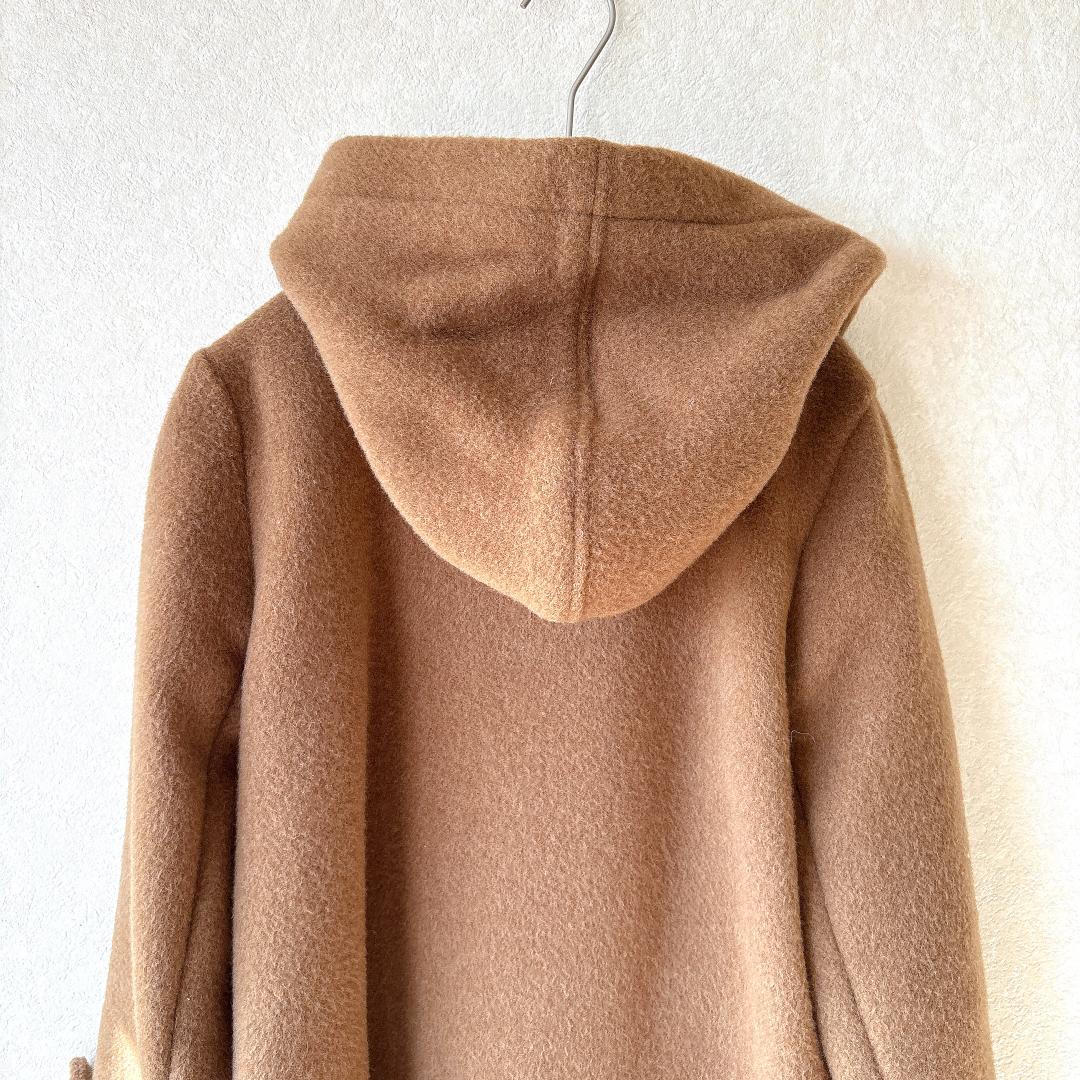 超美品⭐️ミズイロインド Aライン ダッフルコート キャメル Fサイズ ウール