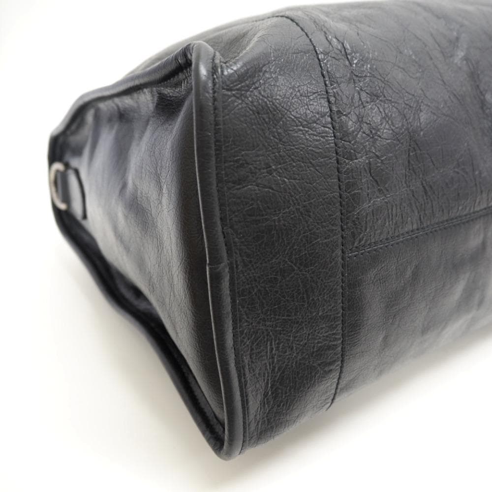 【GUCCI】 レザー2WAY トートバッグ 575820 ブラック