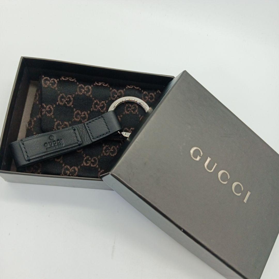 1-1645【未使用品】グッチ キーリング ブラック