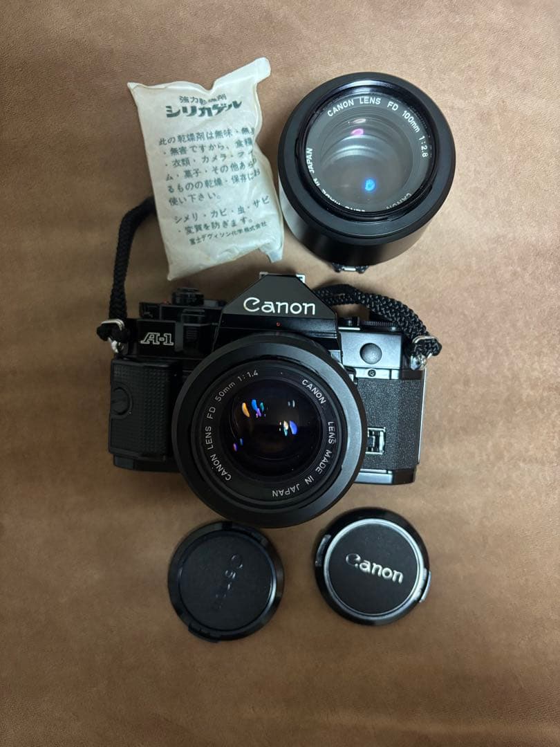 Canon A-1 フィルムカメラ + レンズ2つセット