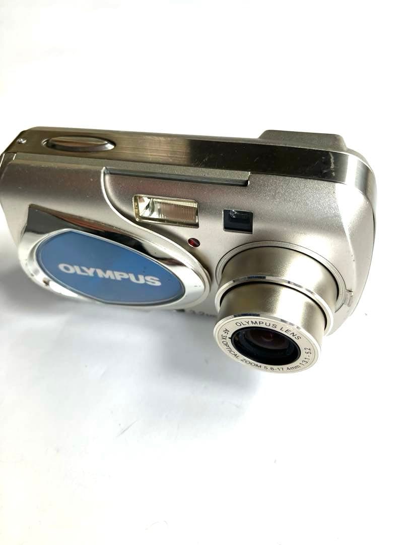 OLYMPUS μー15 コンパクトデジタルカメラ シルバー