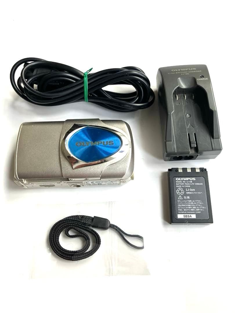 OLYMPUS μー15 コンパクトデジタルカメラ シルバー