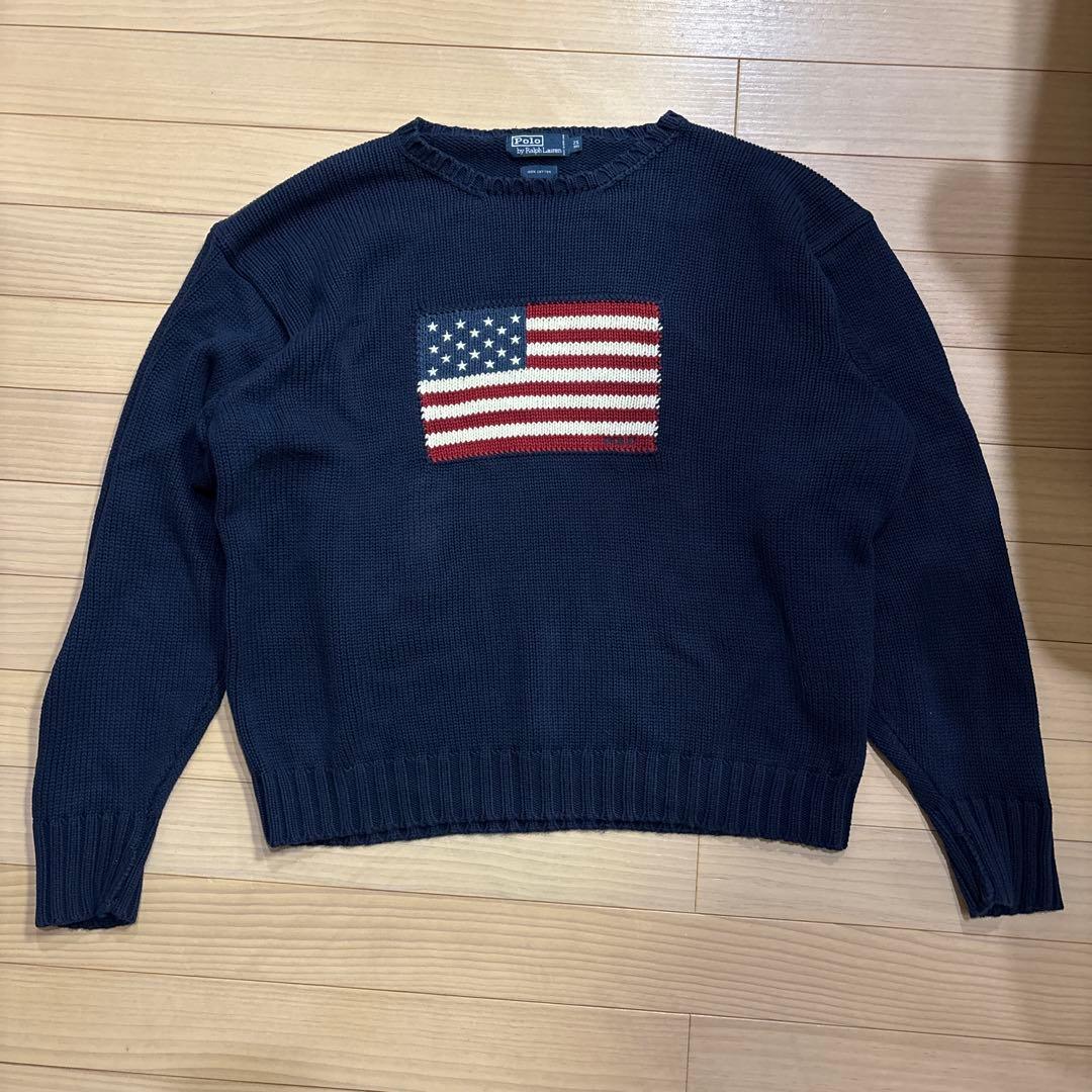 Y*u様 ラルフローレン　POLO ralph lauren 星条旗　コットンニ