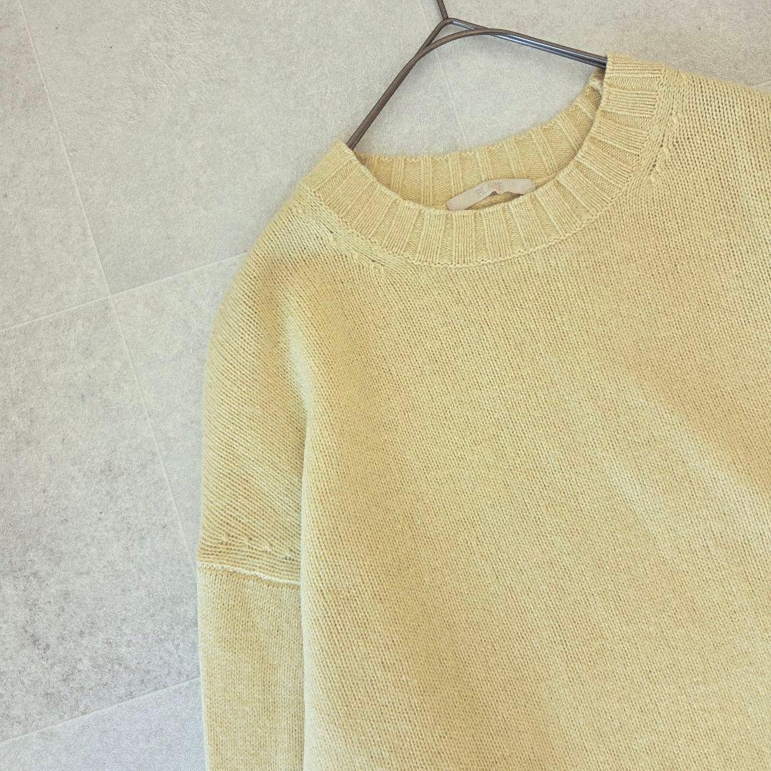 ヤク100% plage Yak Big ふんわりプルオーバーニット 23aw