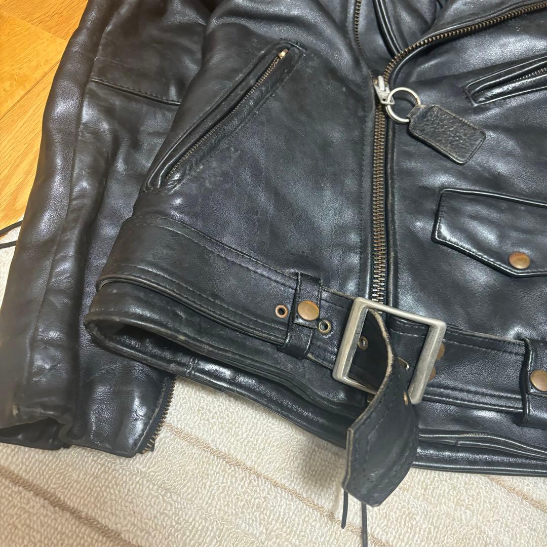 usa製　vanson ボア ダブル　レザー ライダース