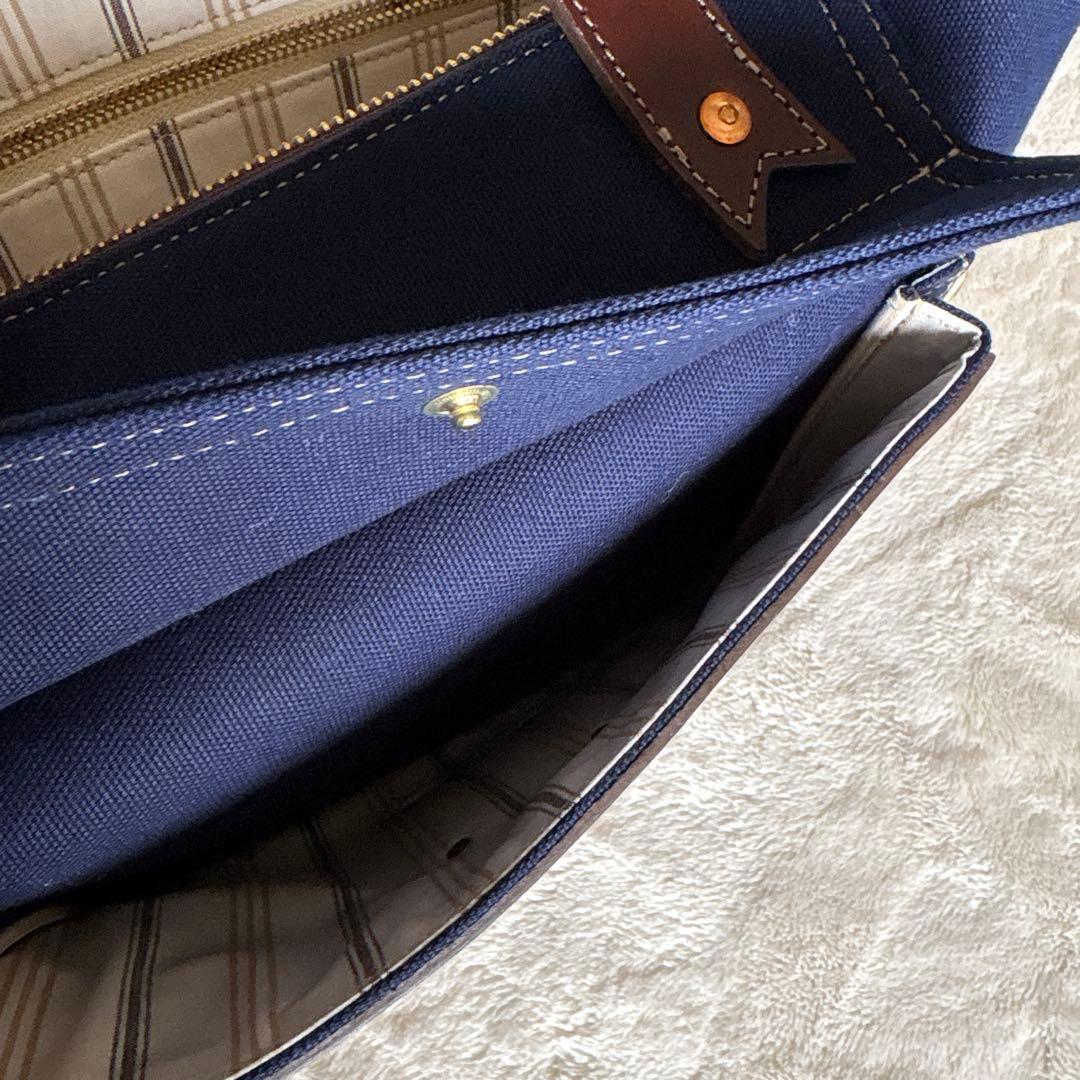 BEERBELLY ビアベリー 2WAY トートバッグ キャンバス×本革