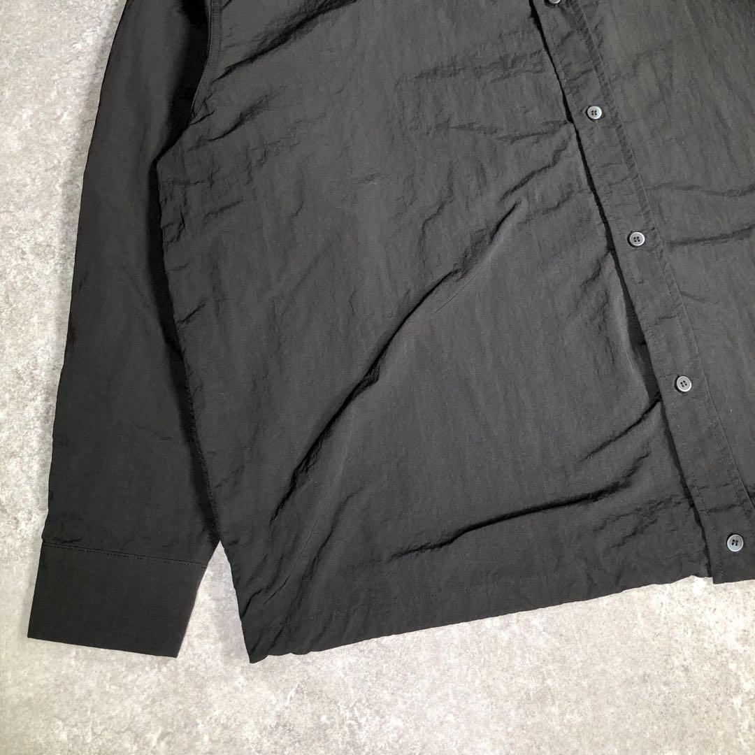 natto ルーズシルエットナイロンシャツセットアップ＜Free ＞黒