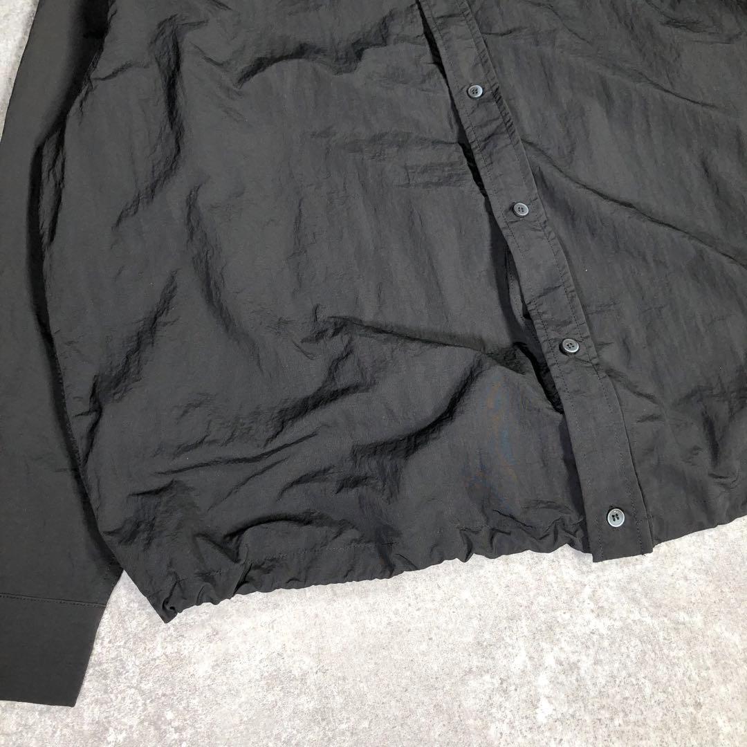 natto ルーズシルエットナイロンシャツセットアップ＜Free ＞黒