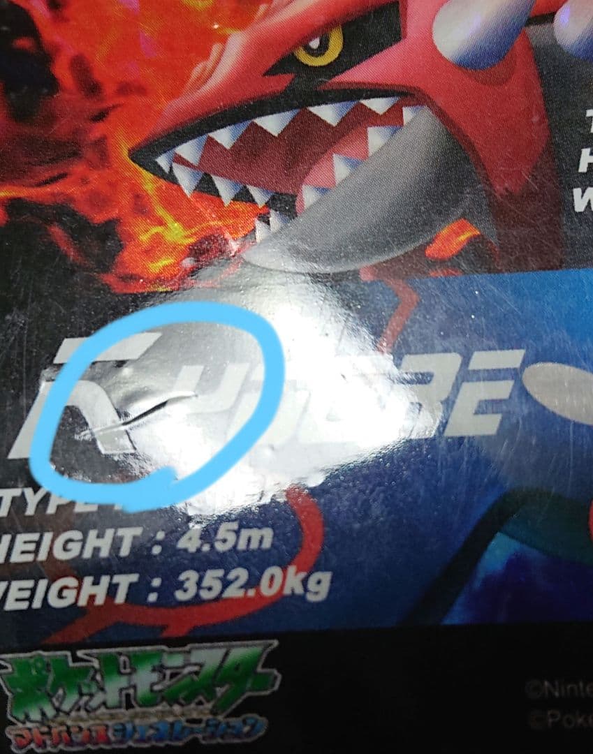 グラードン＆カイオーガ ホロカード