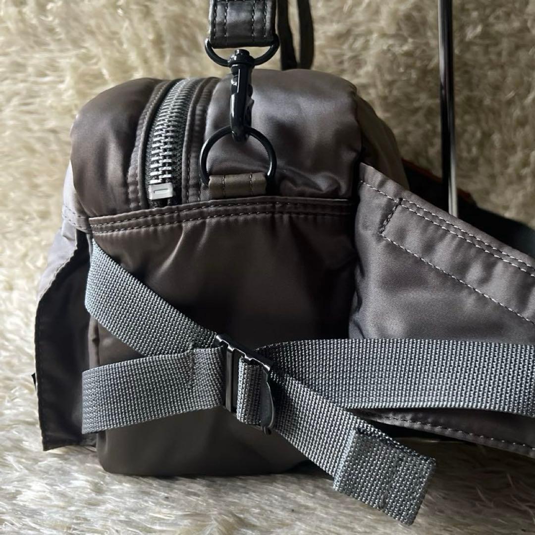 【極美品・色変化あり】ポーター タンカー シルバー　2way ウエストポーチ