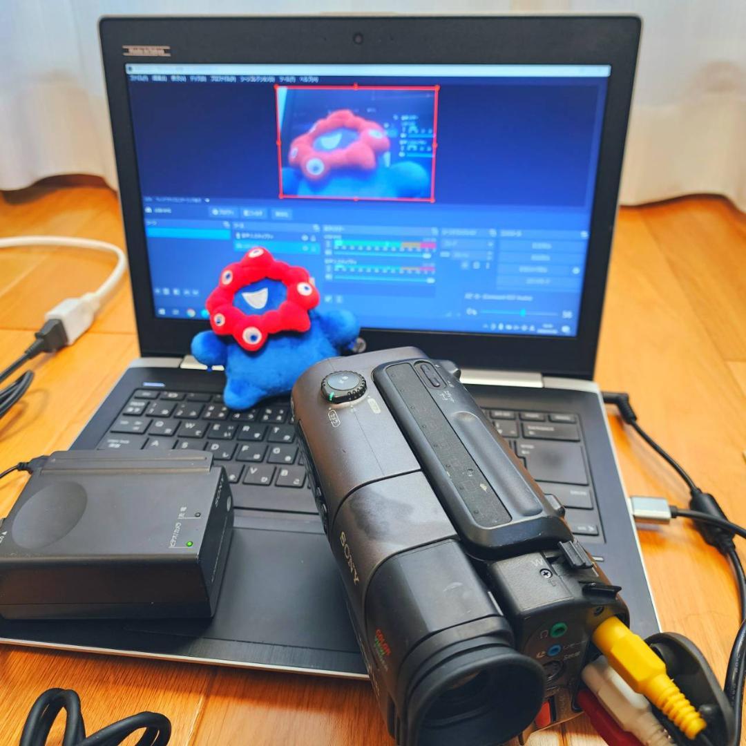 【動作確認済】高画質 Hi8 SONY ビデオカメラ CCD-TR3 セット