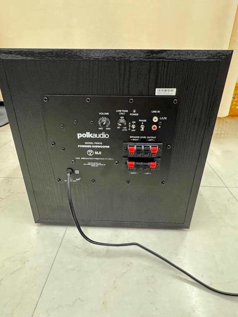 POLK AUDIO サブウーファー PSW10