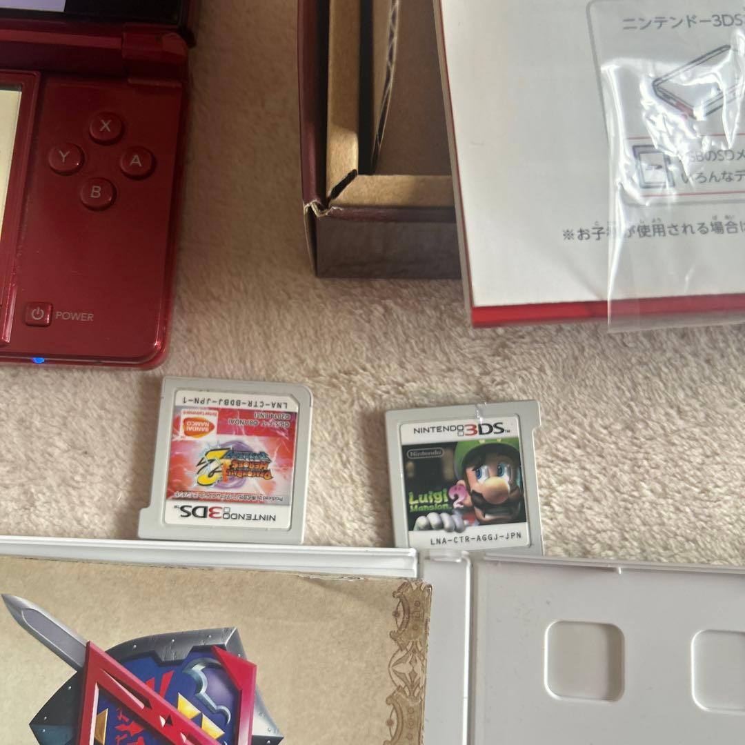 ニンテンドー3DS 赤 ゼルダ・キングダムハーツ・スナックワールドトレジャラーズ