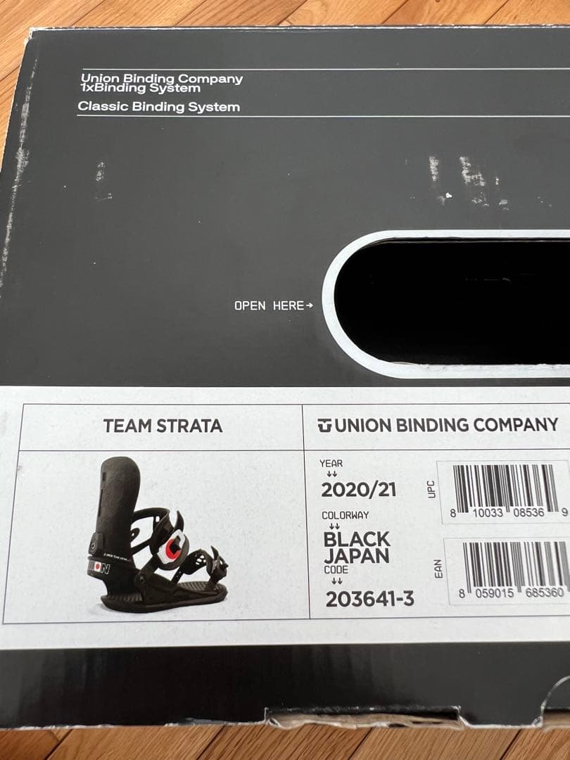 20-21 UNION STRATA改ビンディング ブラック Mサイズ 送料無料