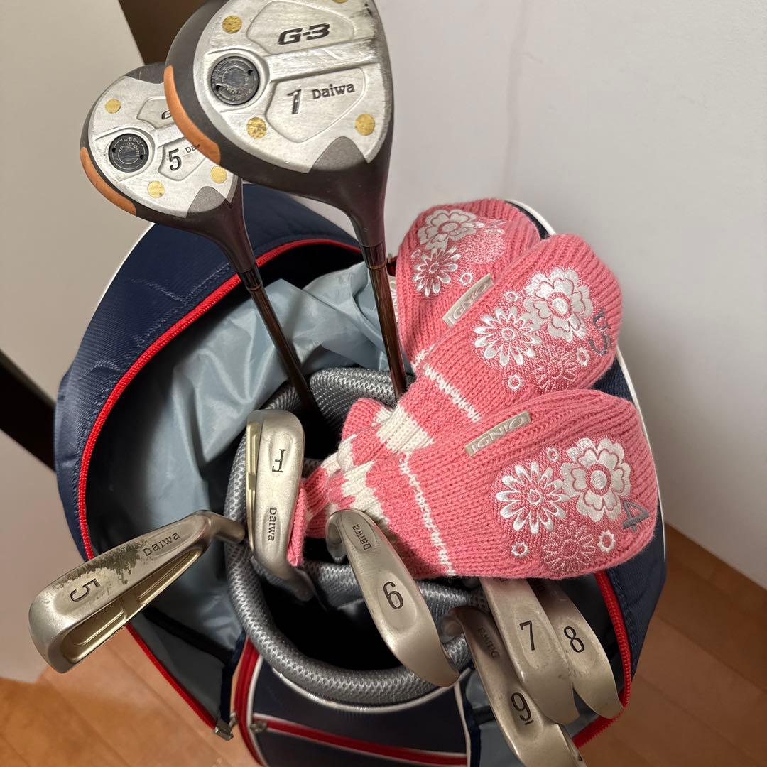 レディース ゴルフクラブセット ネイビー