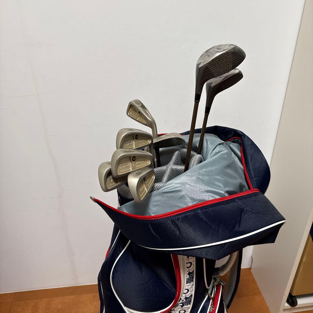 レディース ゴルフクラブセット ネイビー