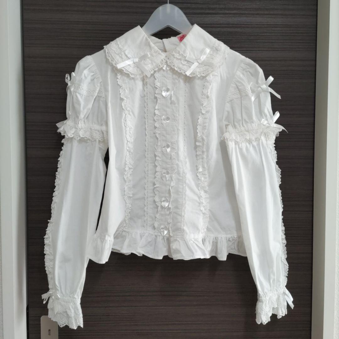 Angelic Pretty フリル付き白シャツ