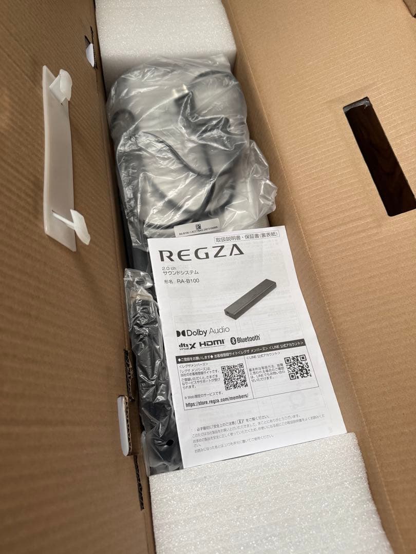 【美品】REGZA サウンドシステム　RA-B100 レグザ