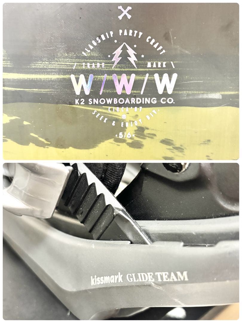 【Wax掛け後発送】K2 www 156 K2 板、ビンディングセット