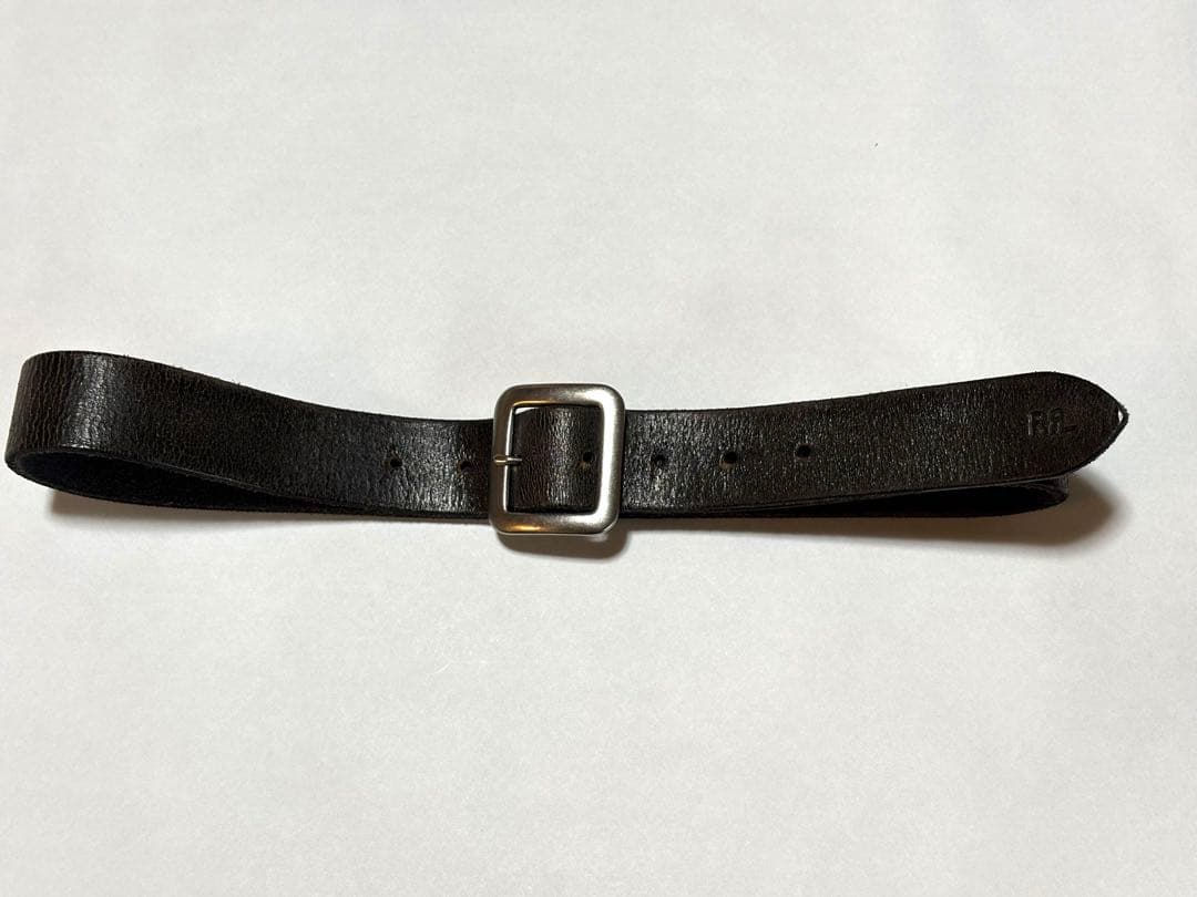 RRL ハンドバーニッシュド レザー ベルト