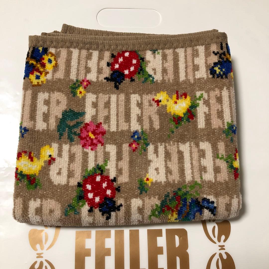 フェイラーアンドハイジ フェイスタオル ベージュ