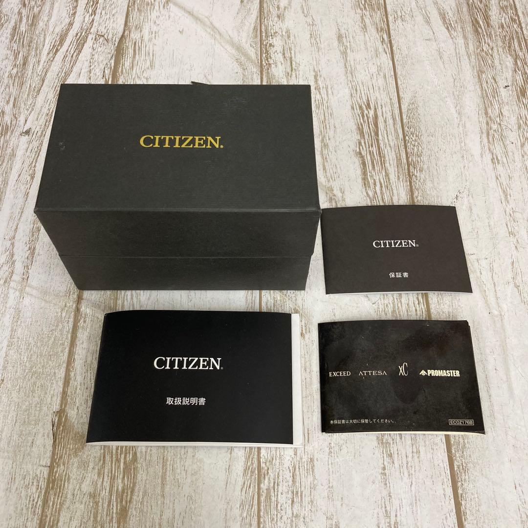 rw-2186) CITIZEN ATTESA 腕時計 電波ソーラー アナログ