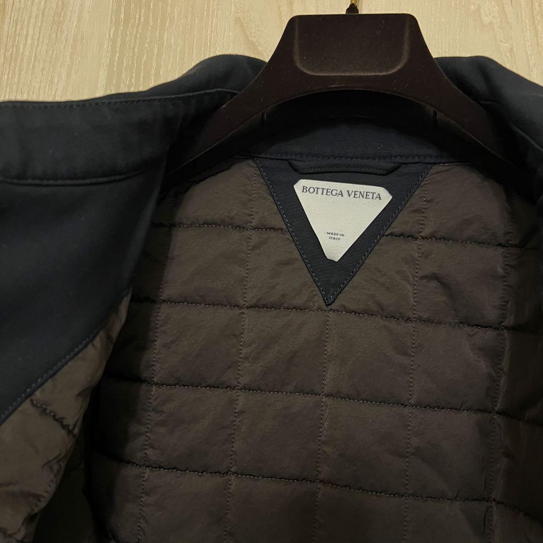 BOTTEGA VENETA ボッテガヴェネタ コットン レザー ジャケット