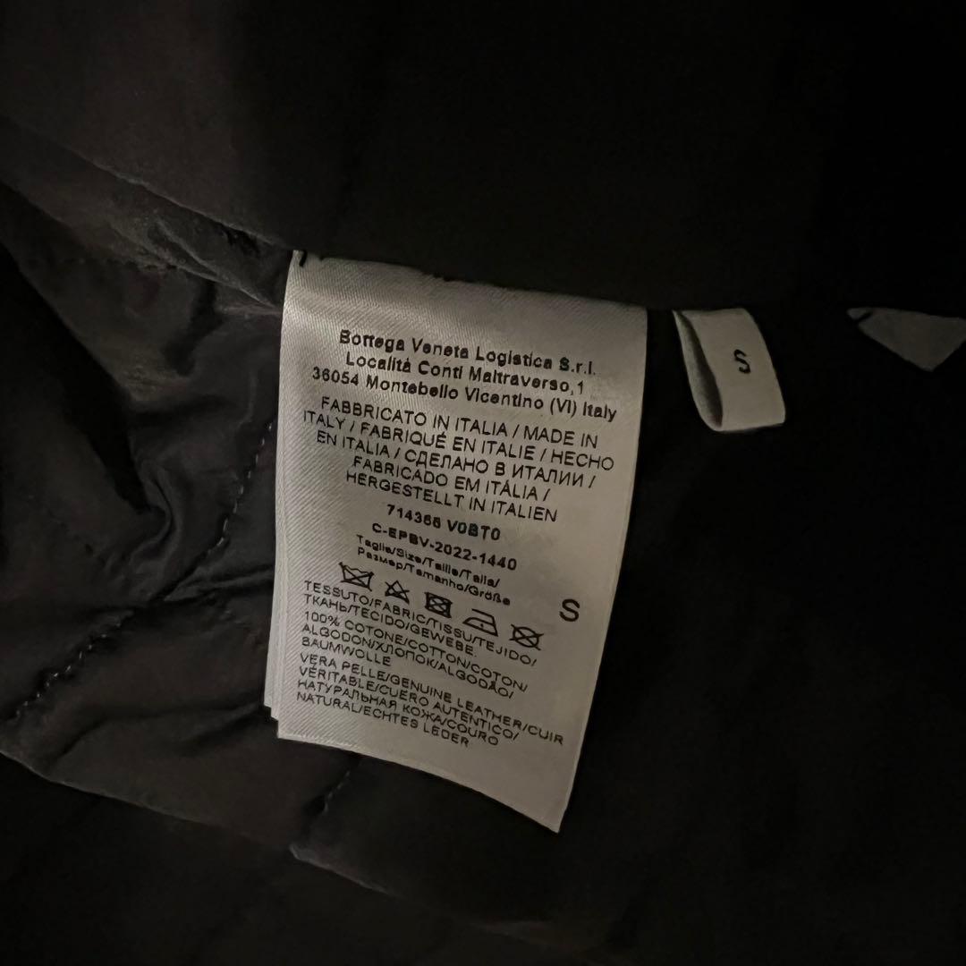 BOTTEGA VENETA ボッテガヴェネタ コットン レザー ジャケット