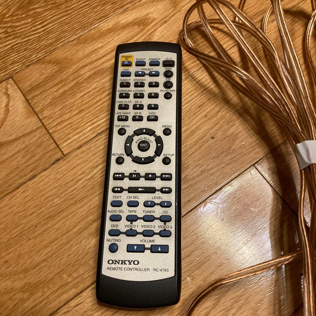 ホームシアターに！ONKYO AVアンプ＋5.1ch 木目調スピーカーセット