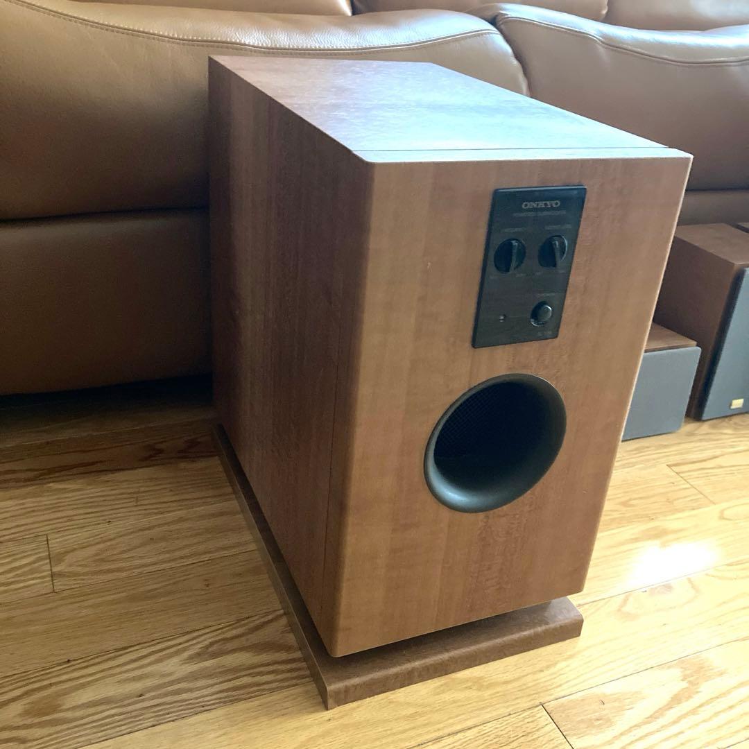 ホームシアターに！ONKYO AVアンプ＋5.1ch 木目調スピーカーセット