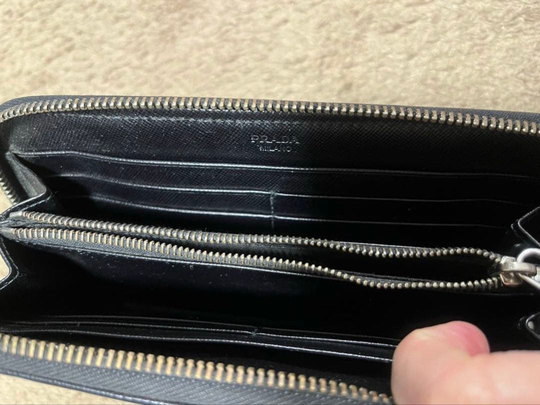 ヤスPRADA 長財布 テッサUTO 黒