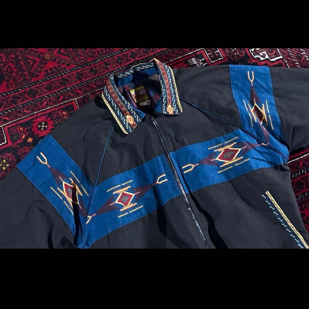 ぴ*ん様 BEE-WILD USA製 80s ネイティブ柄 サンタフェジャケット