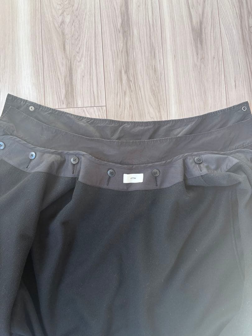 24aw AIR WEATHER SHORT MODS COAT 黒 04