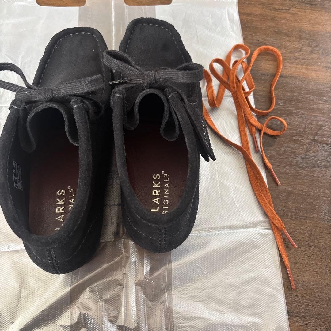 で*で様 Clarks Wallabee Boot. Black Sde