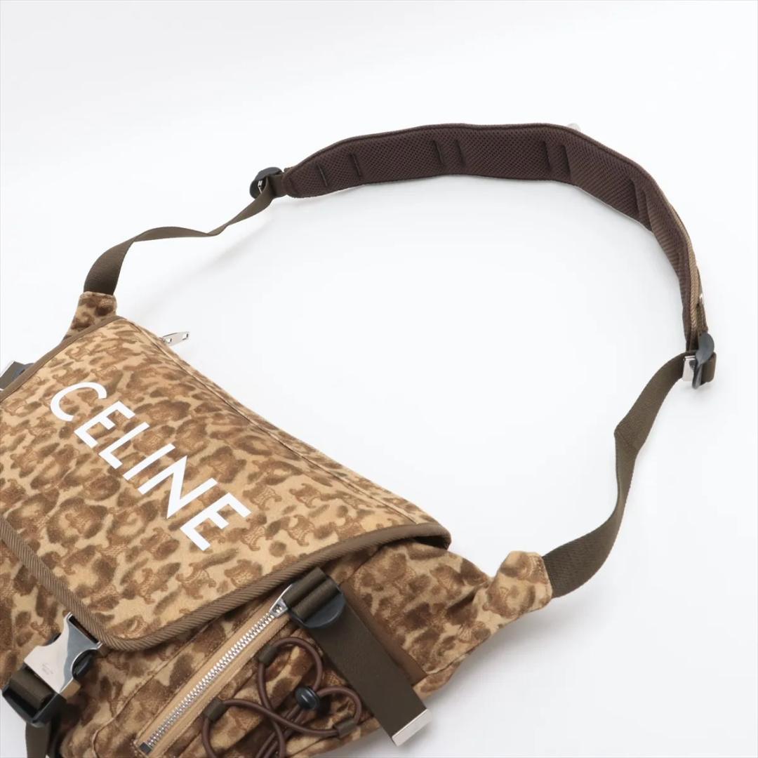 CELINE セリーヌ ロゴ トレッキングメッセンジャー キャンバス
