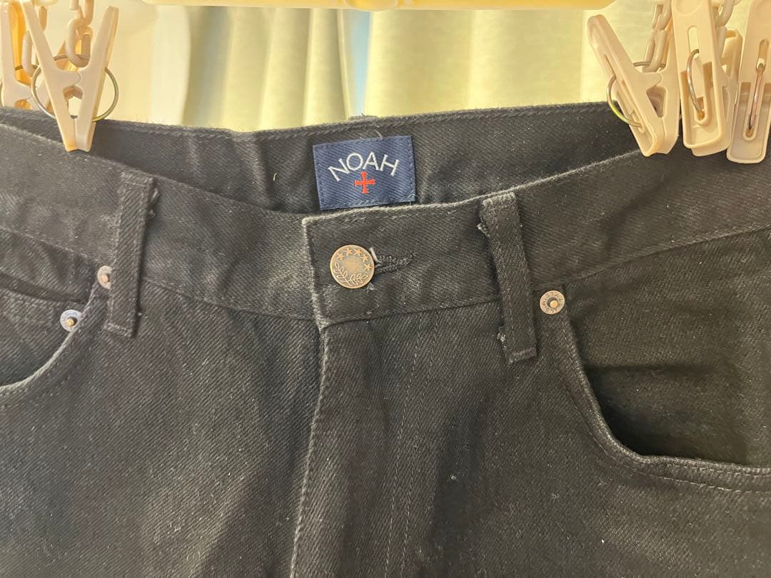 【NOAH】ブラックデニム　25ss