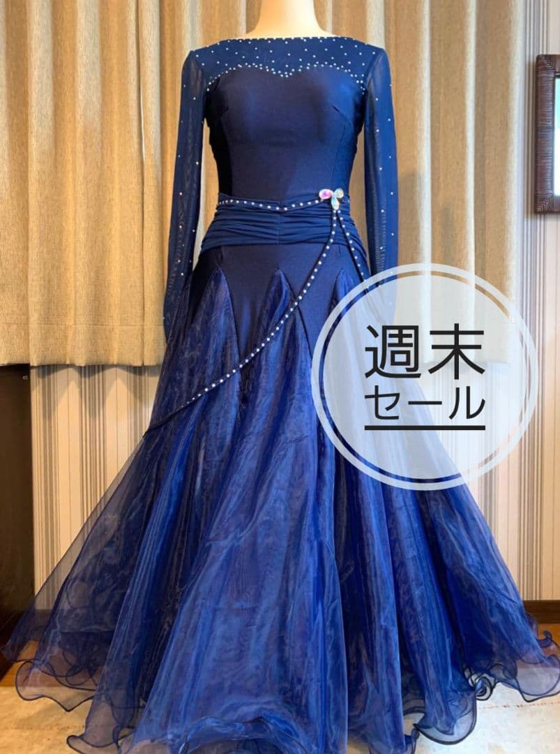 【最終価格】スタンダードドレス♡ネイビー Sサイズ