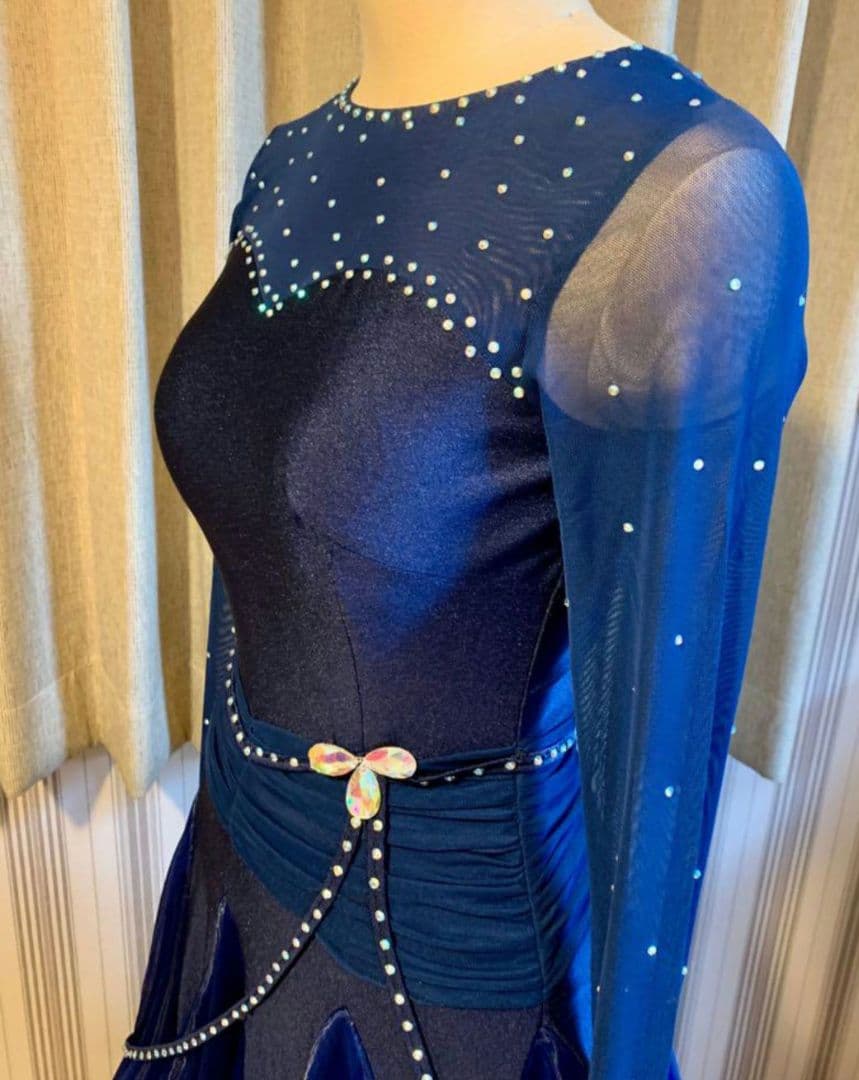 【最終価格】スタンダードドレス♡ネイビー Sサイズ