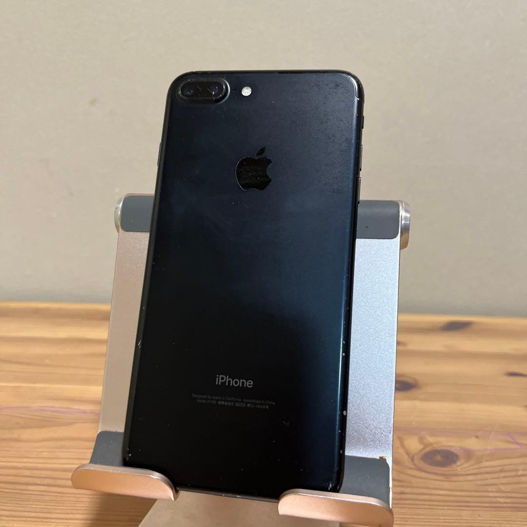 バッテリー新品交換済100%！iPhone7 plus 128GB ブラックS