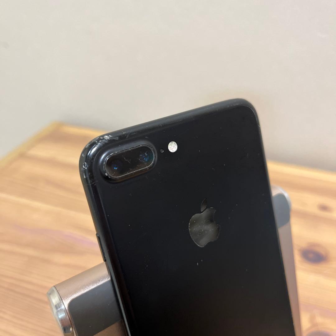 バッテリー新品交換済100%！iPhone7 plus 128GB ブラックS