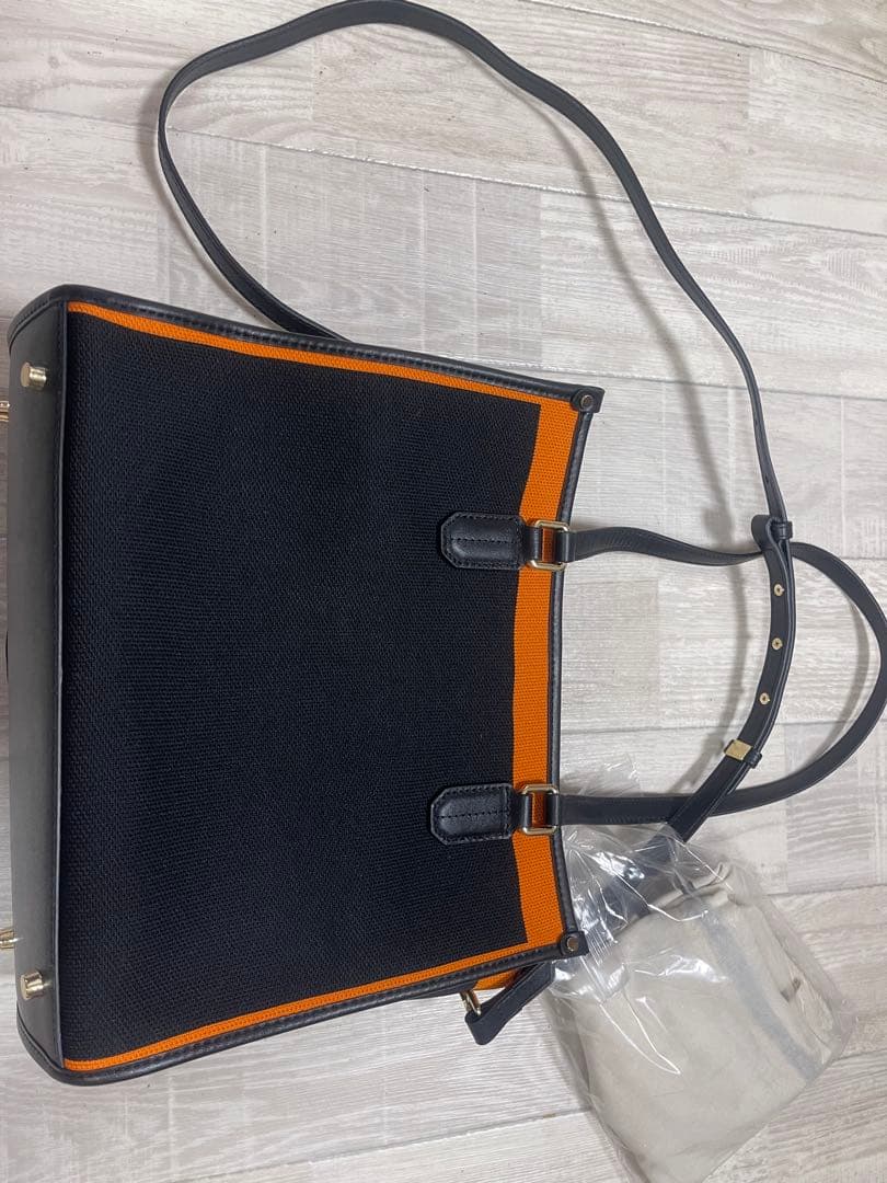 MY BEST BAG ブラックオレンジ トートバッグ