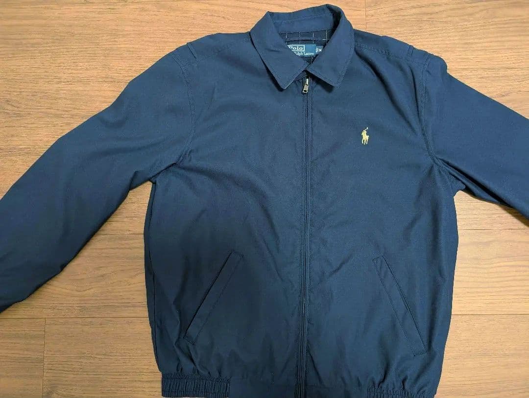 ラルフローレン スイングトップ Mサイズ　ネイビー【美品】