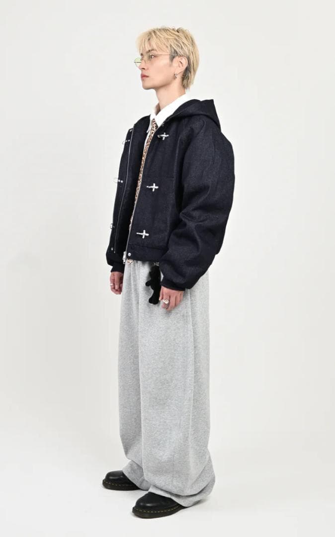 【SALE】L2089トグルフックリジットアクティブジャケットL navy地底人