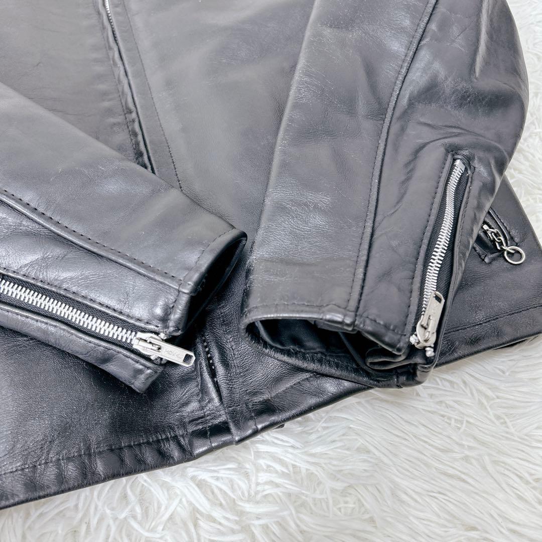 【米国製】Schott 641SP シングルライダース 40 ボアライナー付　L