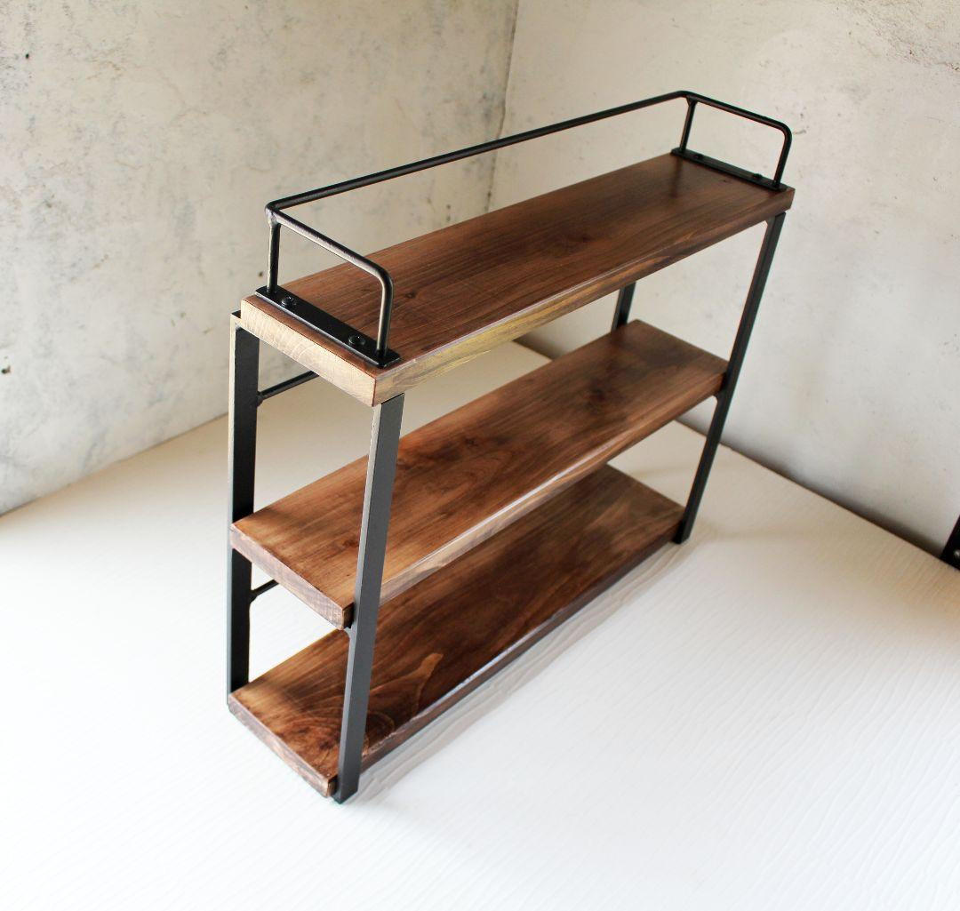 SHIba！アイアン3段スパイスラック・調味料棚