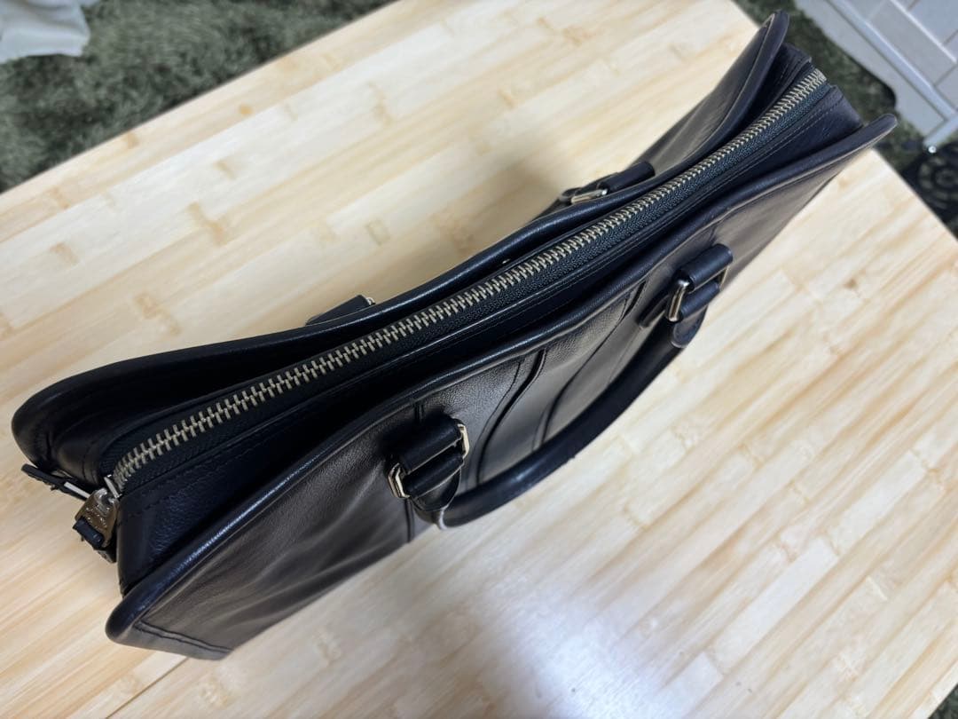 Coach レザー 2wayブリーフケース ビジネスバッグ 黒