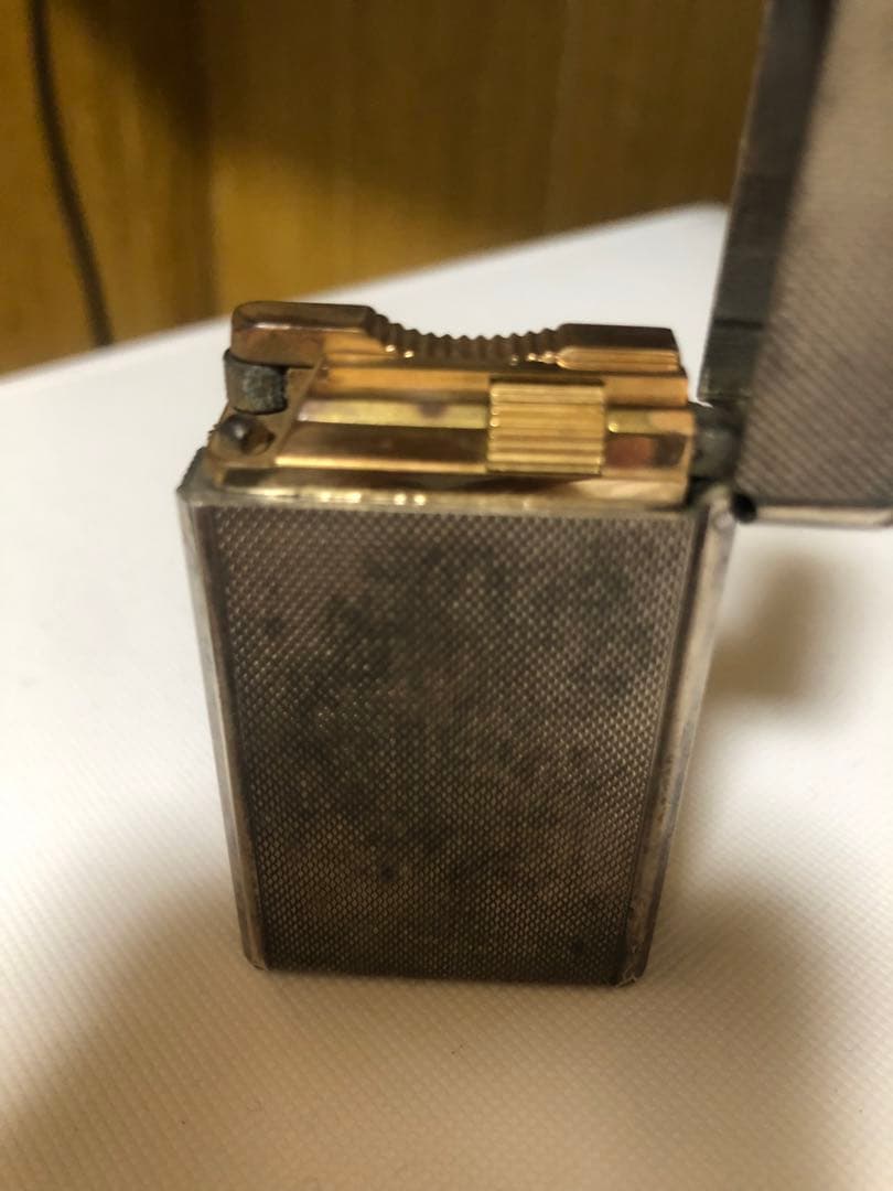 Y*A様 デュポン　LINE1 アンティーク金属製ライター テクスチャー仕上げ