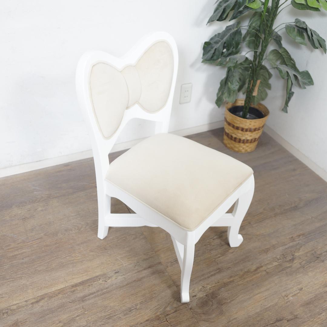 フォロー割【新品】リボンチェア　姫系　プリンセス